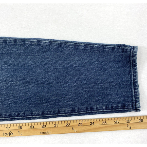 Madewell Jeans Womens 31 x 28 Relaxed Tapered Blue Medium Wash Denim Stretch - Picture 10 of 12